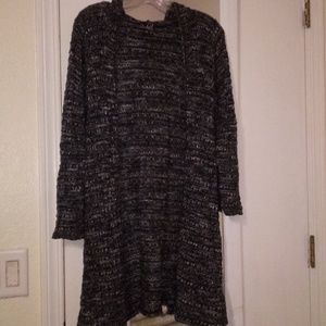 Black Cardigan with hoddie